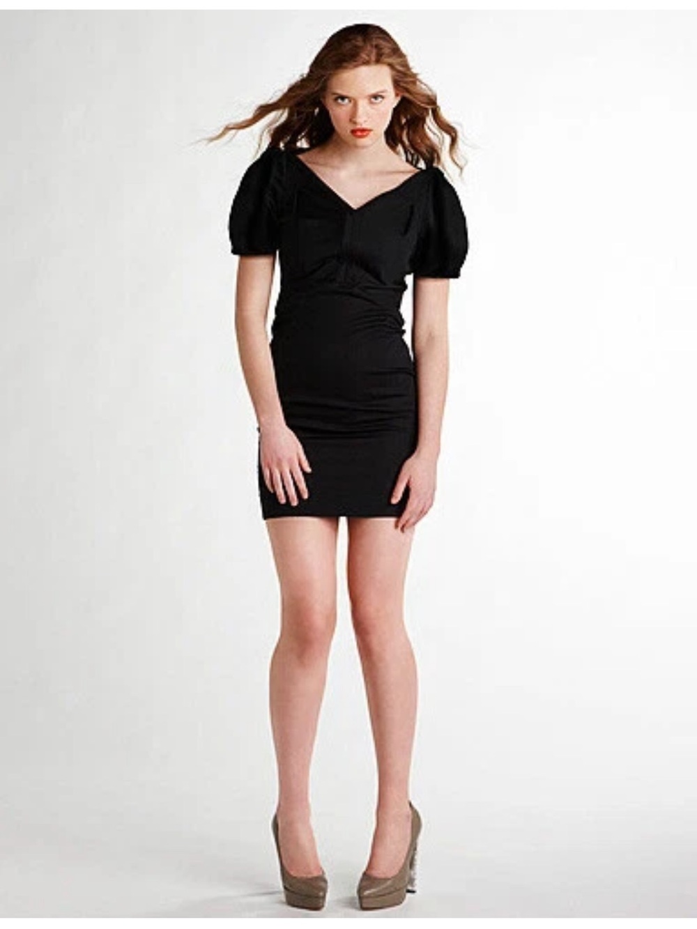 Z Spoke by Zac Posen dress with puff sleeves $179